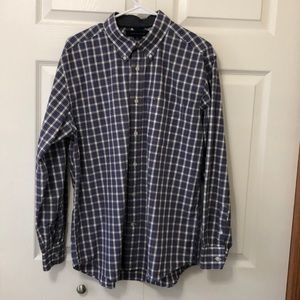 NWOT Tommy Hilfiger Mens Button Down L/S Shirt Lge